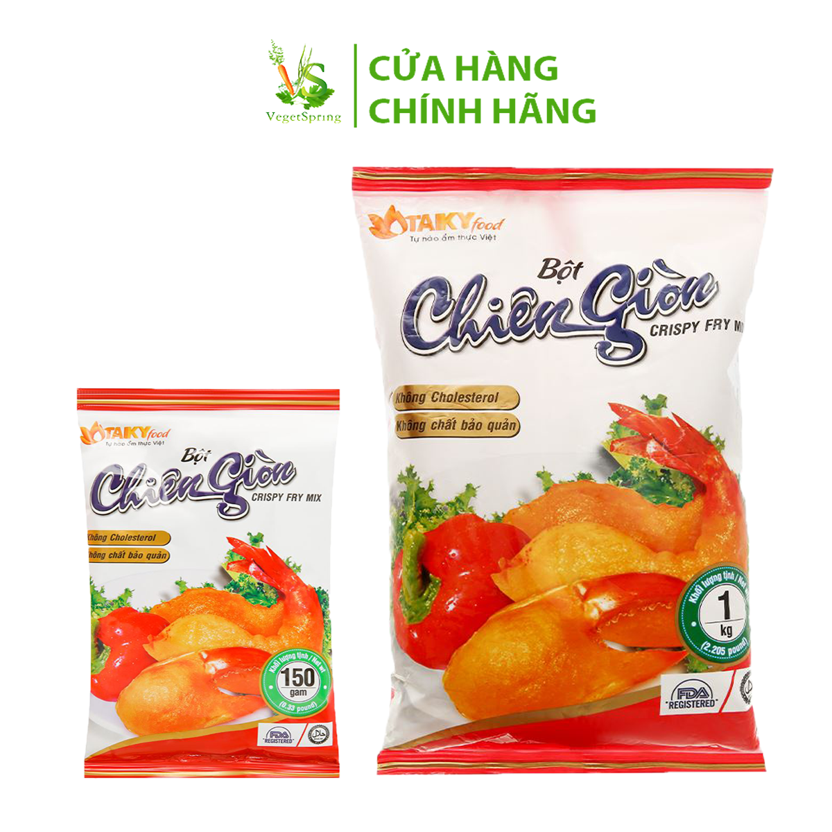 Bột Chiên Giòn Tài Ký 150g/1kg