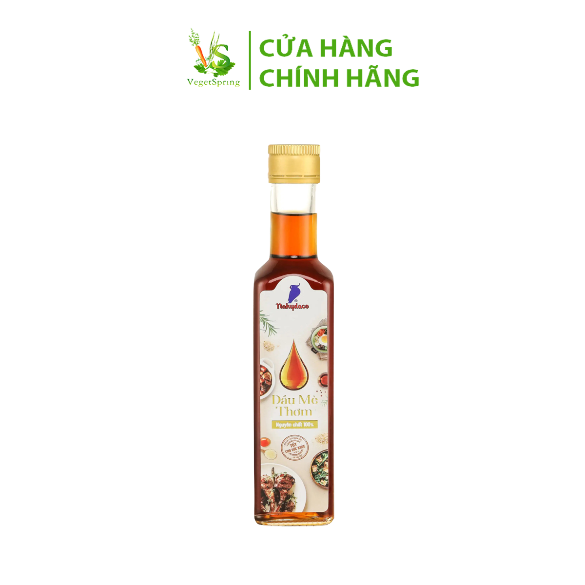 Dầu Mè Nakydaco 250ml (chai thuỷ tinh)
