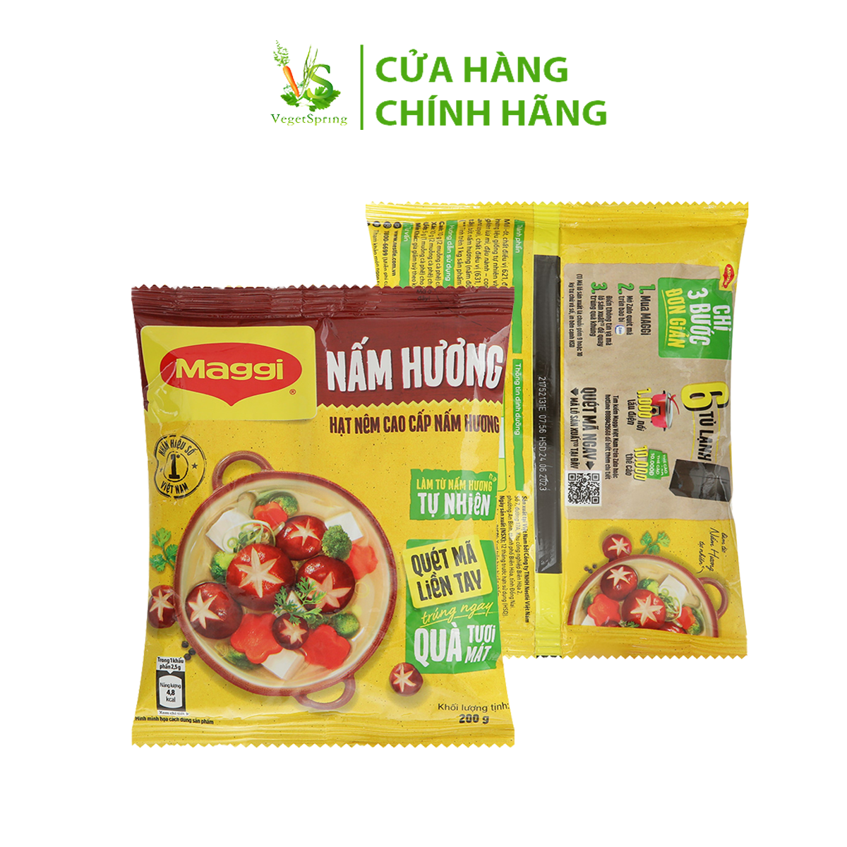 Hạt Nêm Maggi Nấm Hương 200g