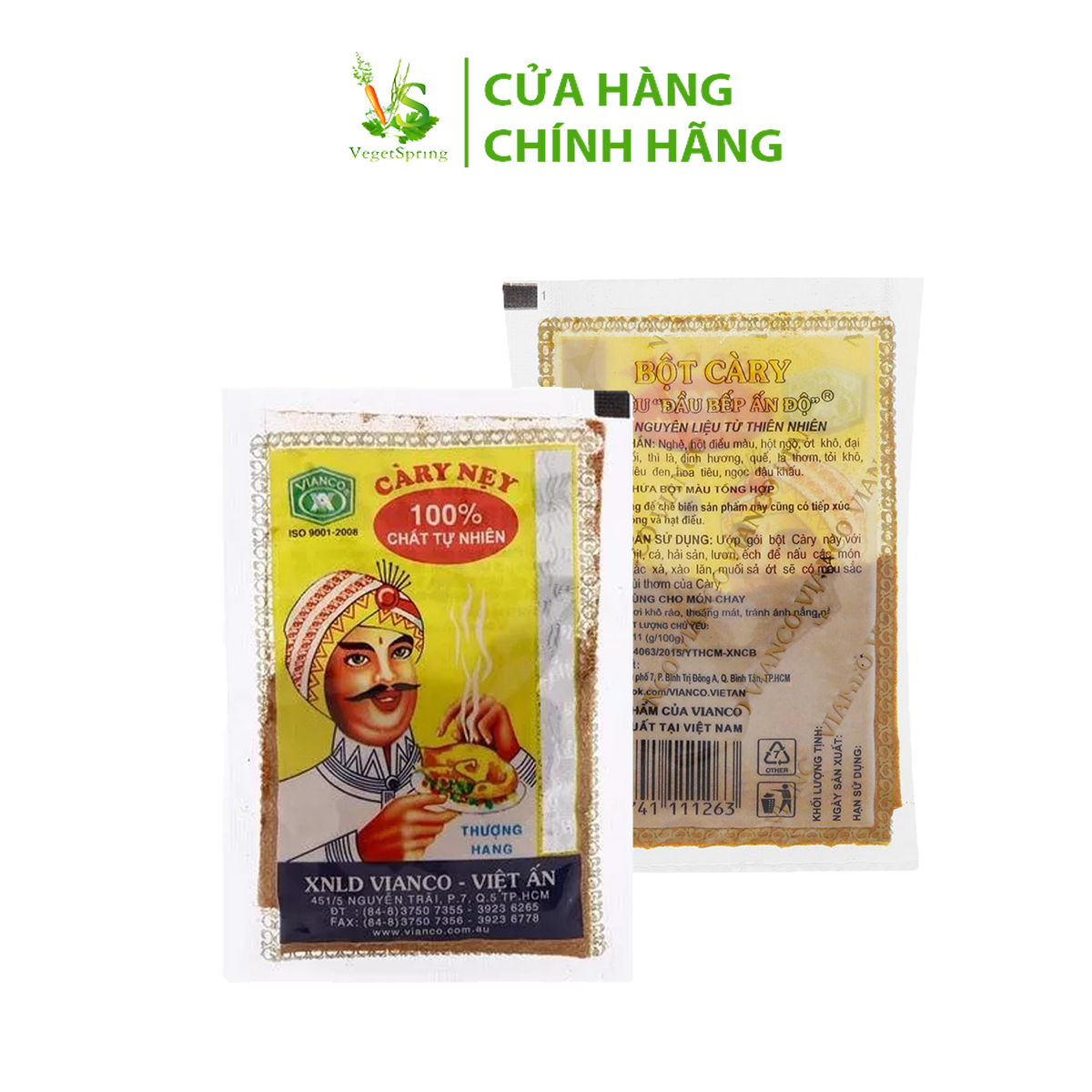 Bột Gia Vị Cà Ri Việt Ấn (Vianco) 5g/10g