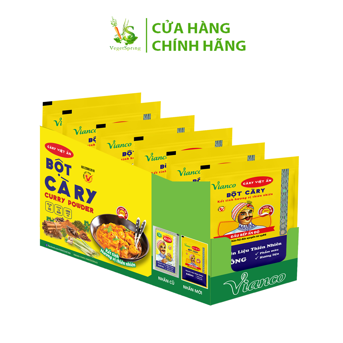 Bột Gia Vị Cà Ri Việt Ấn (Vianco) 5g/10g