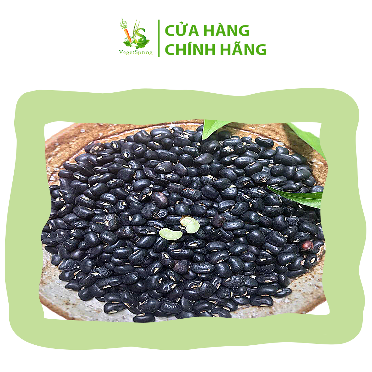 Đậu Đen Đà Lạt/Đậu Đen Xanh Lòng 1kg