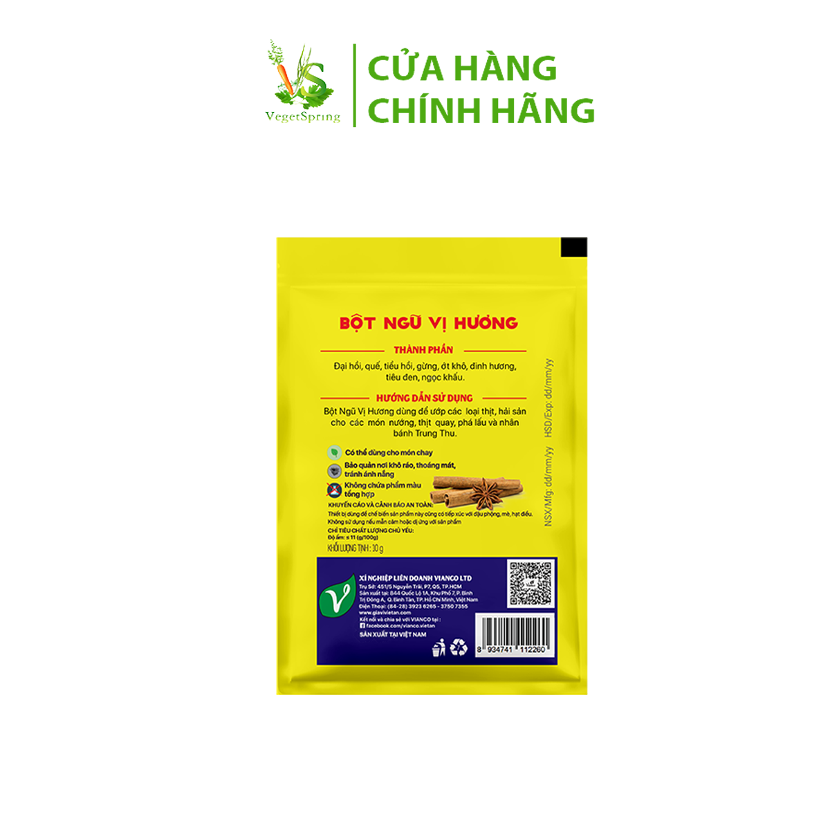 Ngũ Vị Hương Việt Ấn (Vianco) 5g/10g