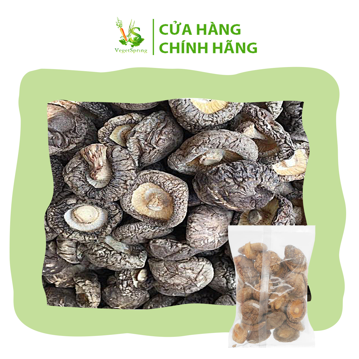 Nấm Đông Cô Khô 500g