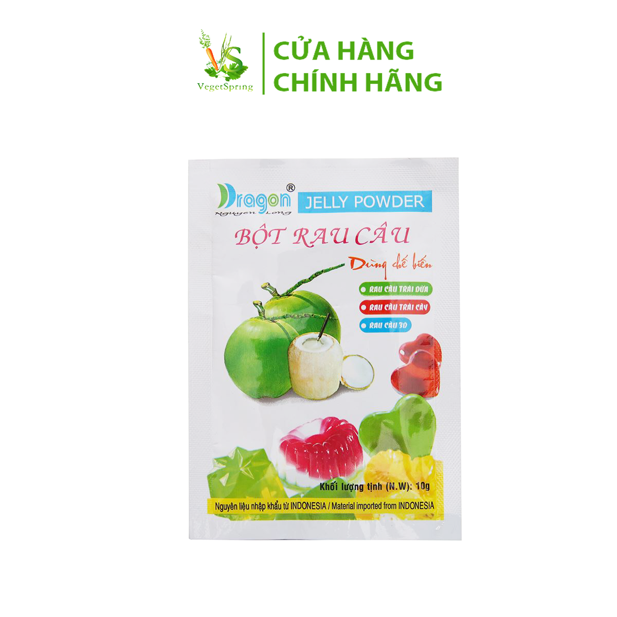 Rau Câu Trái Cây Dragon 10g