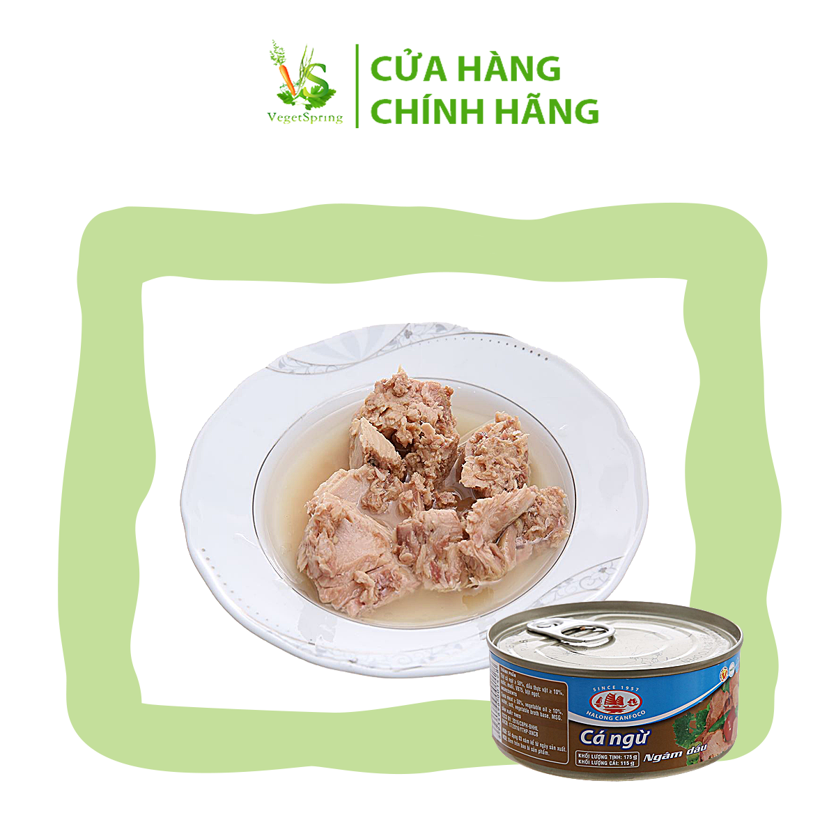 Cá Ngừ Ngâm Dầu Hạ Long 175g